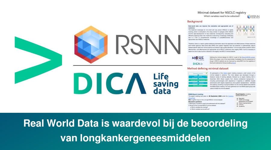 RSSN Rapport: Real World Data is waardevol bij de beoordeling van longkankergeneesmiddelen